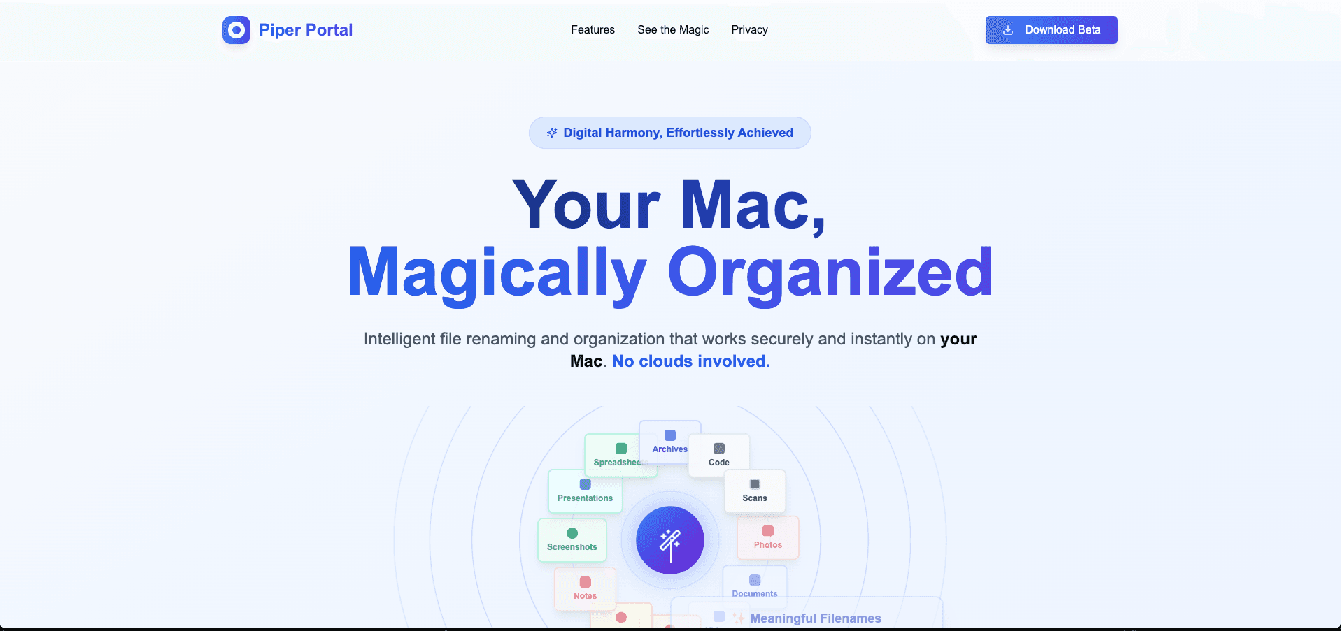Piperportal — Intelligent macOS File Management